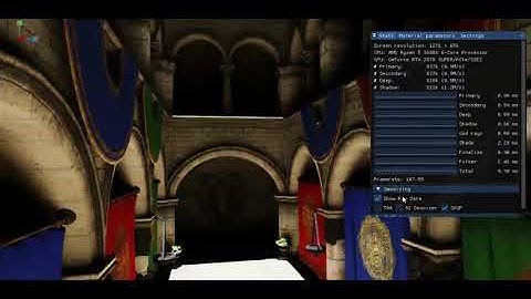 Demonstration of SVGF for real-time path tracing