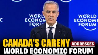 Carney tells Davos Canada 'strongly opposes' tariffs over Greenland | World economic forum | Trump