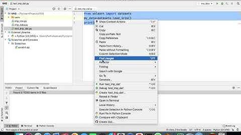 How to import builtin datasets in Python Pycharm