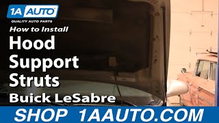 How To Replace Hood Support Struts 00-05 Buick LeSabre