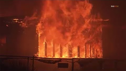 California fire: Flames rip through Pacific Palisades area of Los Angeles