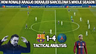 Barcelona 1-4 Paris Saint Germain || Barcelona in Possesion || TACTICAL ANALYSIS ||