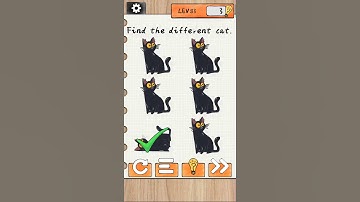 Brain Surfing level 83 Find the different cat Walk-through