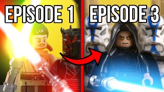 Building the STAR WARS PREQUELS in LEGO