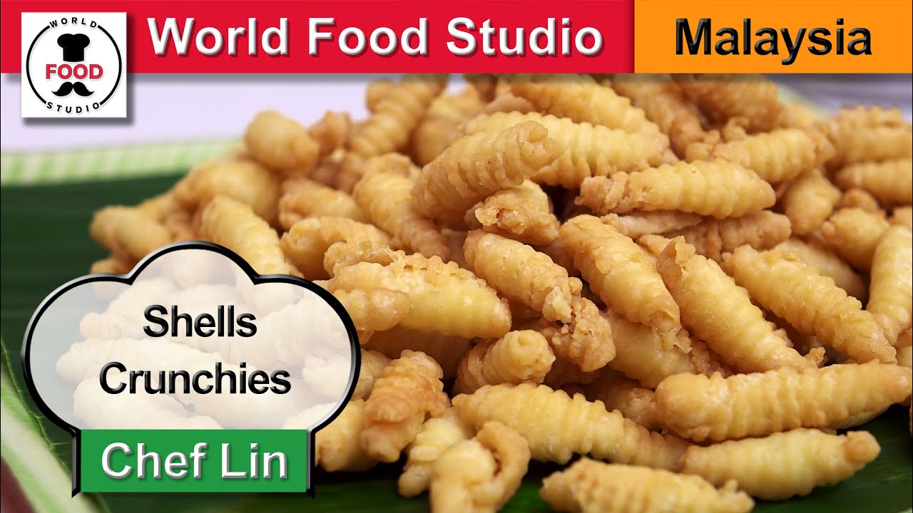Malaysian Shells Crunchies - Kuih Siput - Chef Lin - World 