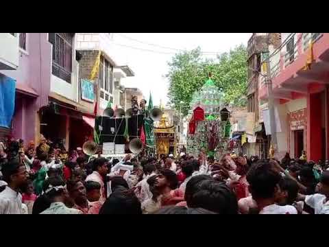10#muharram #bharwari #kaushambi road per ki video Ali Shere khuda