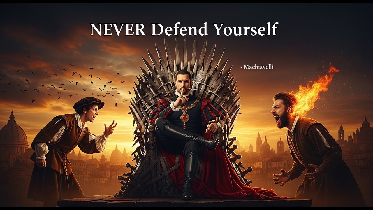 Stop defending yourself! Instead, use this tactic of power! | Machiavelli