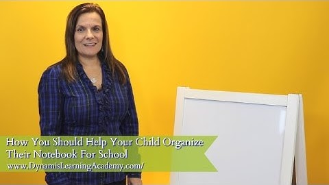 Atlanta Home Tutoring | How You Should Help Your Child Organize Their Notebook For School