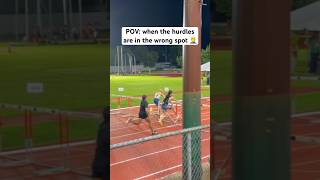 60M Hurdle Race Ends Badly