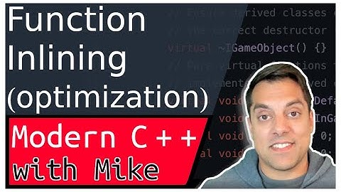 Function Inlining in C++ | Modern Cpp Series Ep. 109