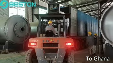 BST-J12 Batch Charcoal Making Machine to Ghana