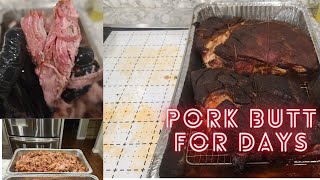 Pork Butt to serve a Percussion ARMY! #smokedmeat #pulledpork