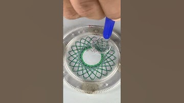 simple green  #spirograph #art #asmrvideos #spiroart #satisfying #spirographdrawing #asmrart