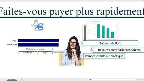 Application de suivi de créances et relance clients sur Excel.