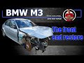 BMW M3. Front end restore. Ремонт переда.
