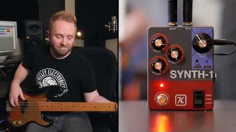 Keeley Electronics Synth 1 on Bass Guitar
