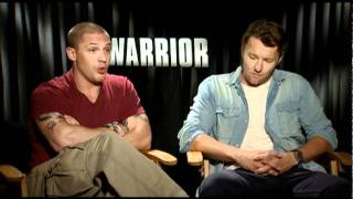 Tom Hardy, Joel Edgerton and Nick Nolte Interview for WARRIOR