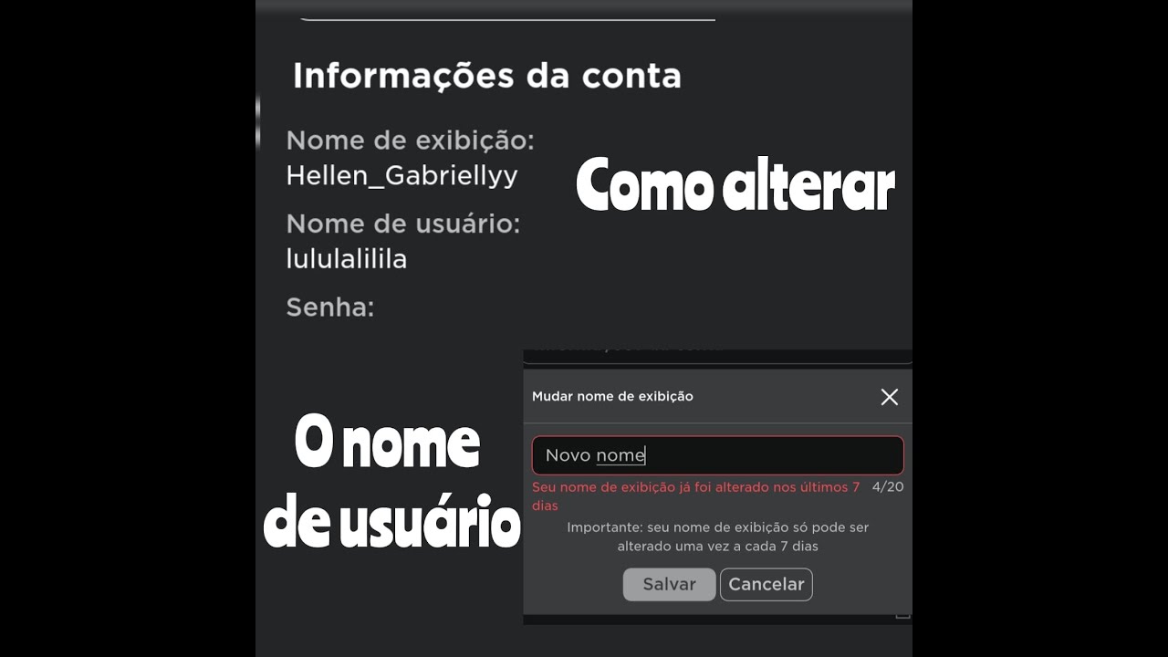 como trocar nome de usuário no roblox｜TikTok Search