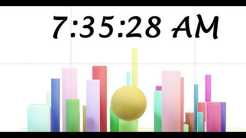 MatsClock 260112 - Free PowerPoint 3D Digital Clock City PPT Timer