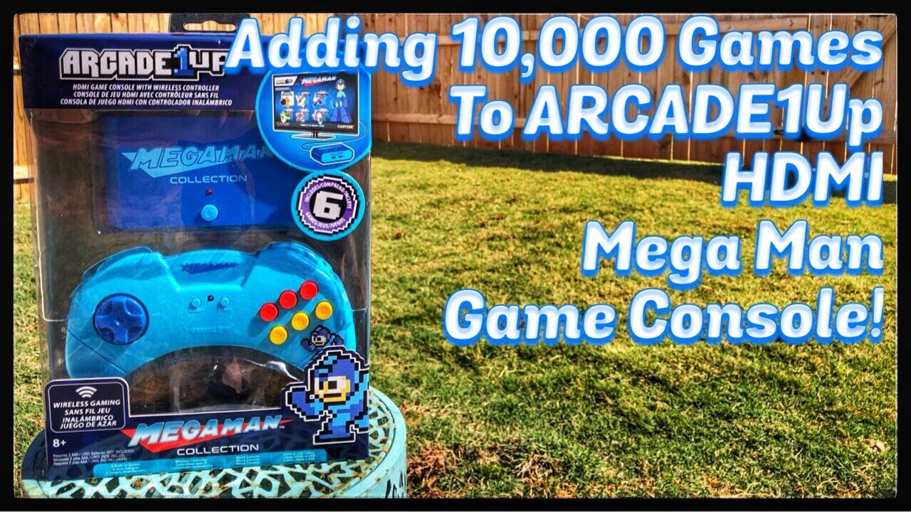 Adding 10,000 GAMES to Arcade1Up MEGA MAN HDMI Game Console with  @GenXGrownUp