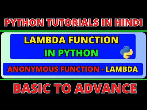 What is Lambda Function in Python | Anonymous Function | Lambda | Use ...
