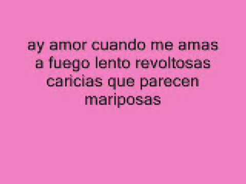 A fuego lento By rossana con Lyrics - YouTube