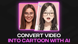 How to Convert Any Video Into Cartoon Character (AI Video Generator FREE)