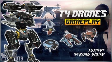 [WR] 🔥 Tier 4 Drone Hangar VS Squad - Gameplay | War Robots