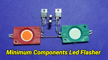 Create A  Flasher Circuit With Minimum Components |Diy Led Chaser |@ Shakti Tech Shakti