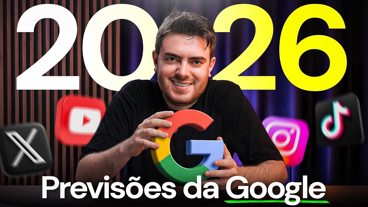 Previsões da Google para o MARKETING DIGITAL em 2026 📈