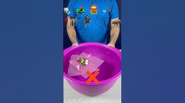 TRY TO GUESS HOW MANY TISSUE PAPER WILL FLOAT? #satisfying #experiment #asmr #tissuepaper