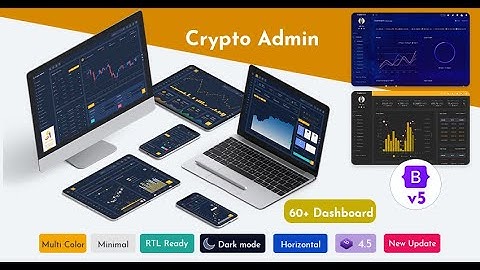 Crypto UI Kit Dashboard Admin Template Bootstrap with Light RTL theme