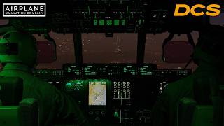 DCS C-130 landing practice screenshot 2