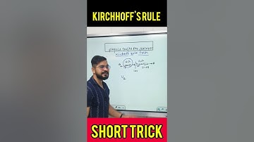 Short Trick to Solve Kirchhoff law Question | #shorts #physicstricks #sachinsirphysics