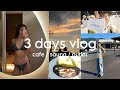 【3日間vlog】モデルの休日 / ひとり池袋カフェ / サウナ / 御殿場アウトレット行った日の3日間の様子🚌🌻