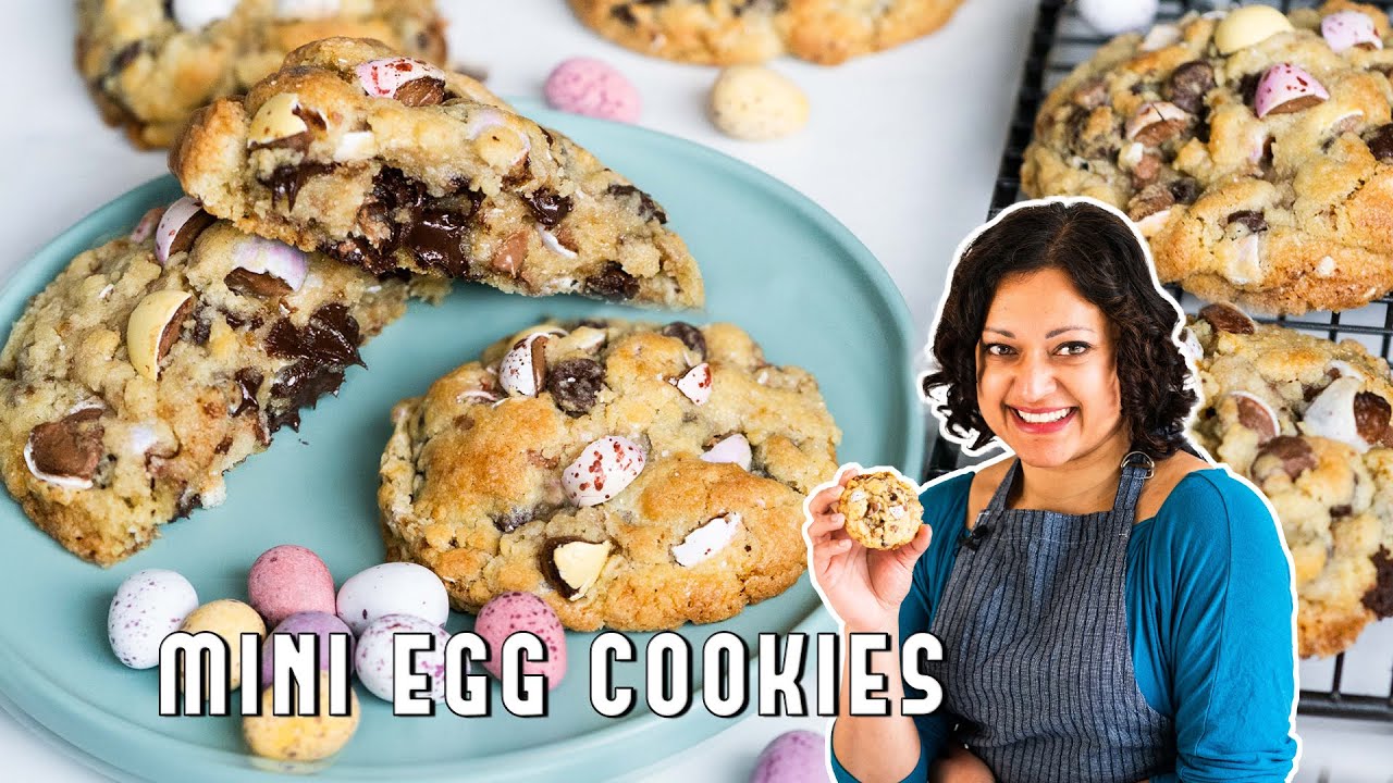 Super Easy Cadburys Mini Egg NYC Cookies Recipe