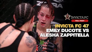 Full Fight | Emily Ducote and Alesha Zappitella FACE OFF IN MAIN EVENT ACTION | Invicta FC 47