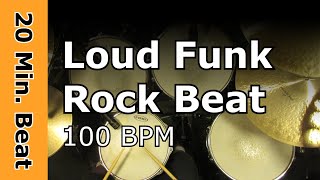 Loud Funk Rock Drum Loop - 100 BPM