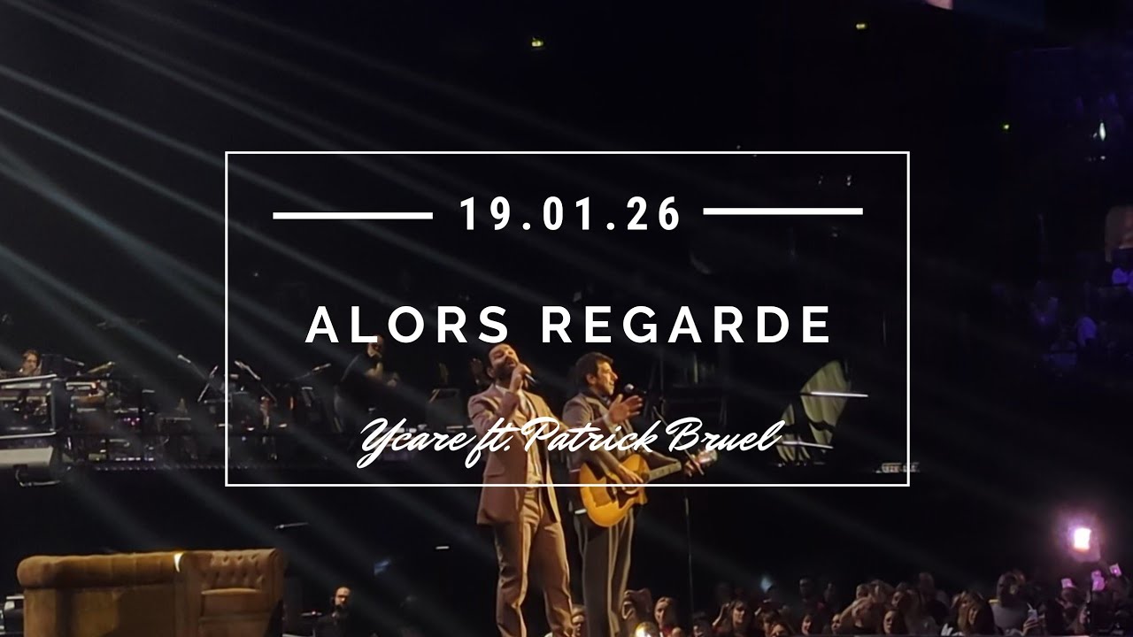 Les Enfoirés - Patrick Bruel ft. Ycare (Alors regarde) - 19/01/2026 Paris