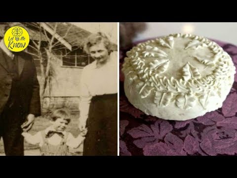 When A Man Uncovered This Long Forgotten Hat Box, Inside He Found A 100 Year Old Wedding Cake