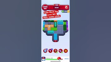 Color Block Jam Level 363 #colorblockjam #walkthrough #colorblockjamlevel #solution #braingames