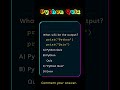 Python Quiz 🧠 What will be the output? | print() function