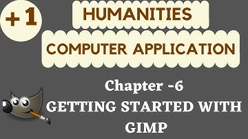 Plus One Humanities|Computer Application|Chapter 6|Getting Started With GIMP|NAZZ DigiTech