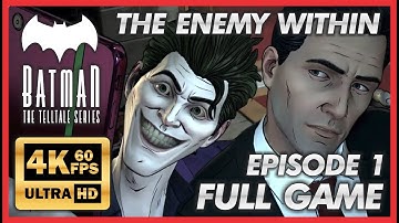 BATMAN: THE ENEMY WITHIN Telltale SEASON 2 EPISODE 1: The Enigma - FULL GAME Ultra HD No Commentary
