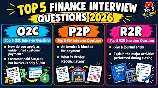 Top 15 Finance Interview Questions 2026 / Real Scenarios & Accounting Entries Explained / R2R Domain