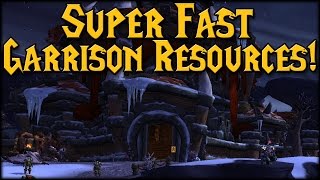 Fast Garrison Resources For Level 3 Keep! Fast Garrison Resources For Level 3 Keep!