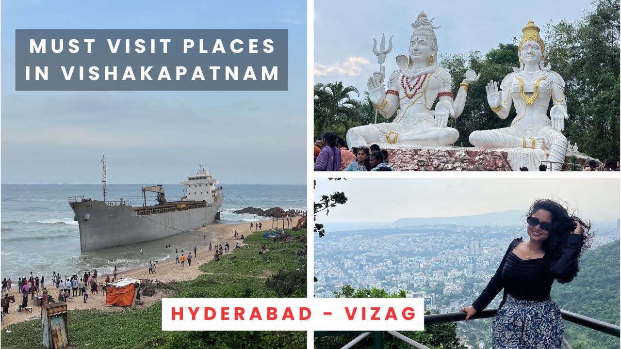 Places to Visit in Vishakapatnam || Hyderabad to Vizag || Kailasgiri || Beaches 🏖️