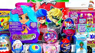 СЮРПРИЗ MIX! HAIRDORaBLeS, Леди БАГ, OGGY и Тараканы, LOL, Lost Kitties, Kinder Surprise unboxing