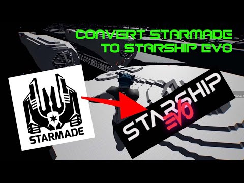 Convert a ship from starmade to starship evo