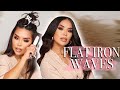 HOW TO : FLAT IRON CURLS | Iluvsarahii